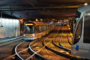 tram turnouts