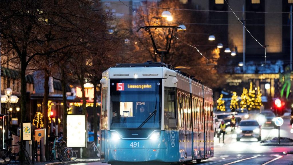 Flexity tram to Gothenburg 