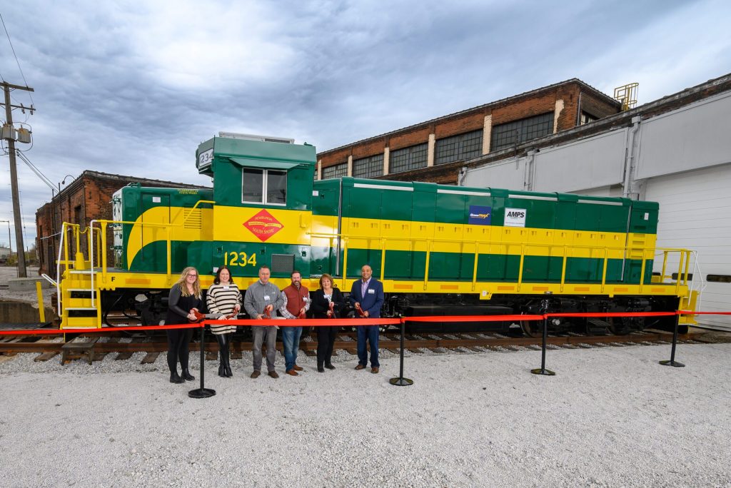 all-battery electric locomotive 