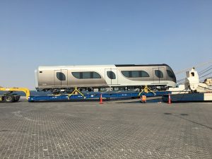 Doha metro trains