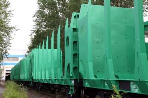 timber flat cars 