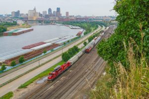 Detroit River rail tunnel