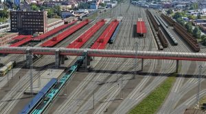 Pardubice railway junction
