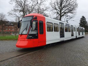 Flexity high-floor light rail vehicles