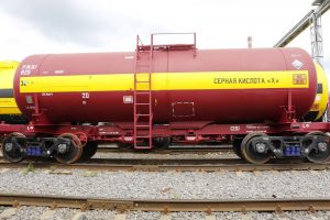 sulphuric acid tank car