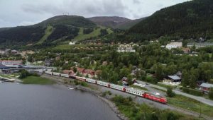 First trans-European night train 