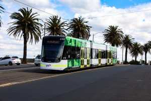 Flexity light rail vehicle 