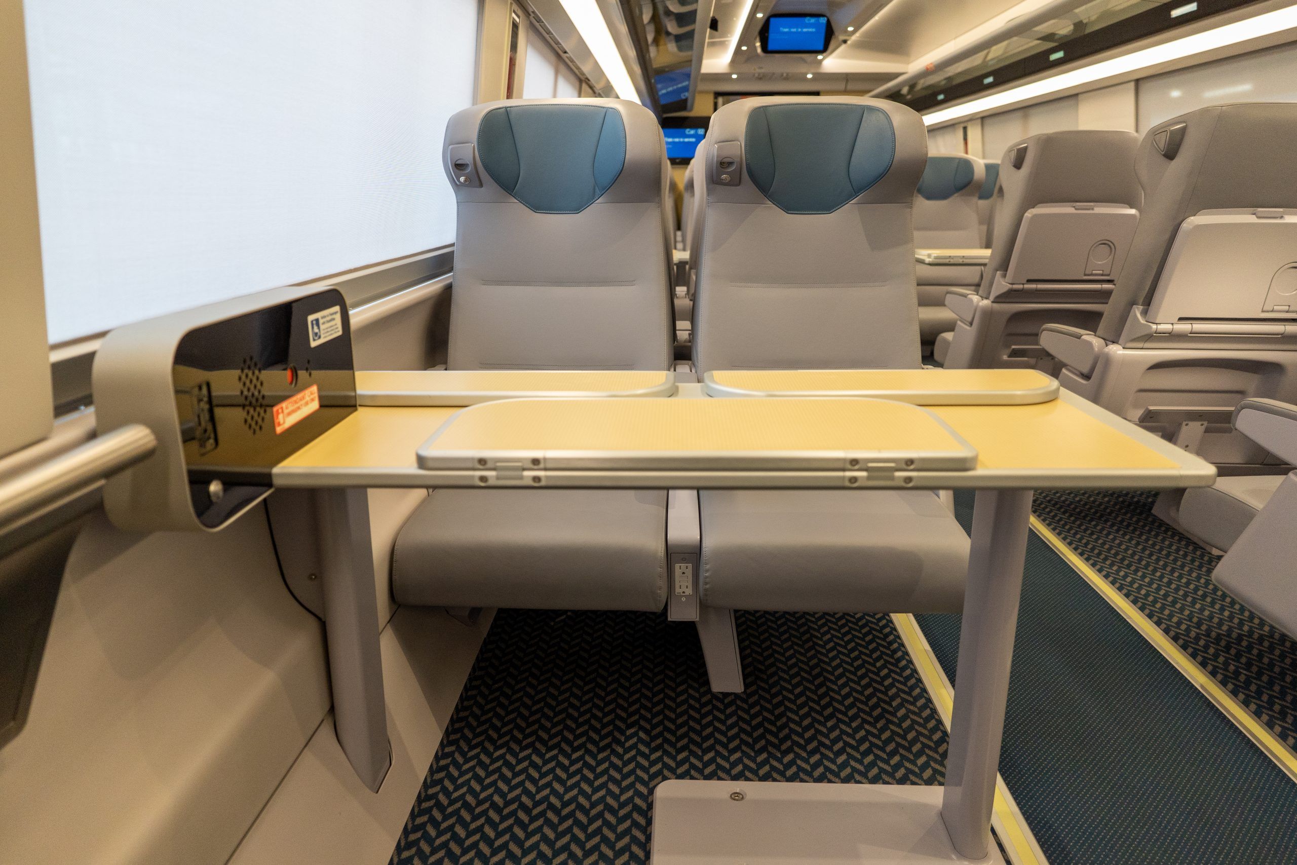 The interior of Acela trainsets unveiled