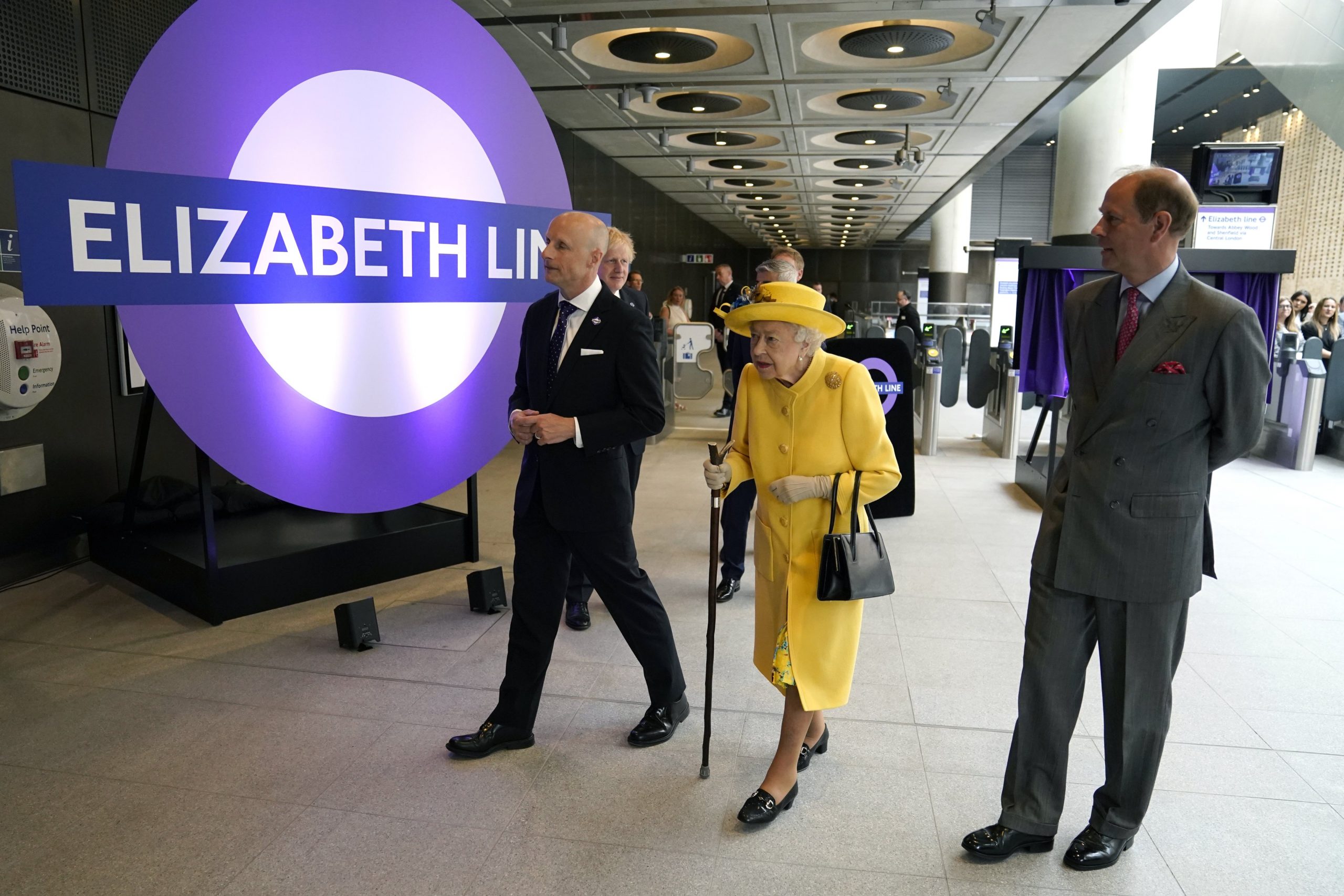 The Queen marks the official opening of the Elizabeth line