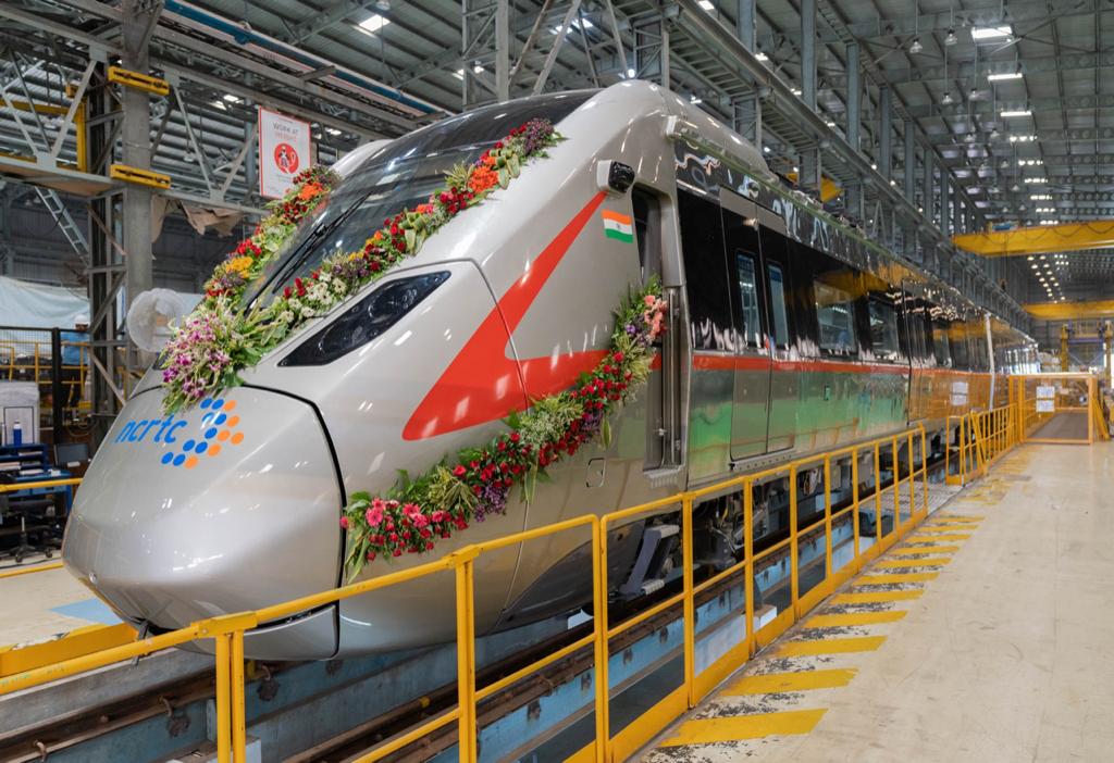 First RRTS high-speed regional train delivered