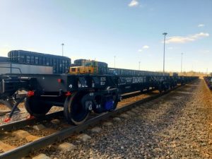 large-capacity container flat cars 