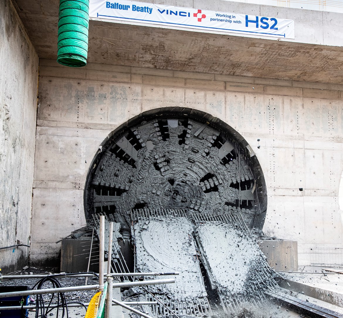 HS2 tunnelling breakthrough