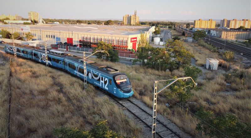 hydrogen demonstrator train 