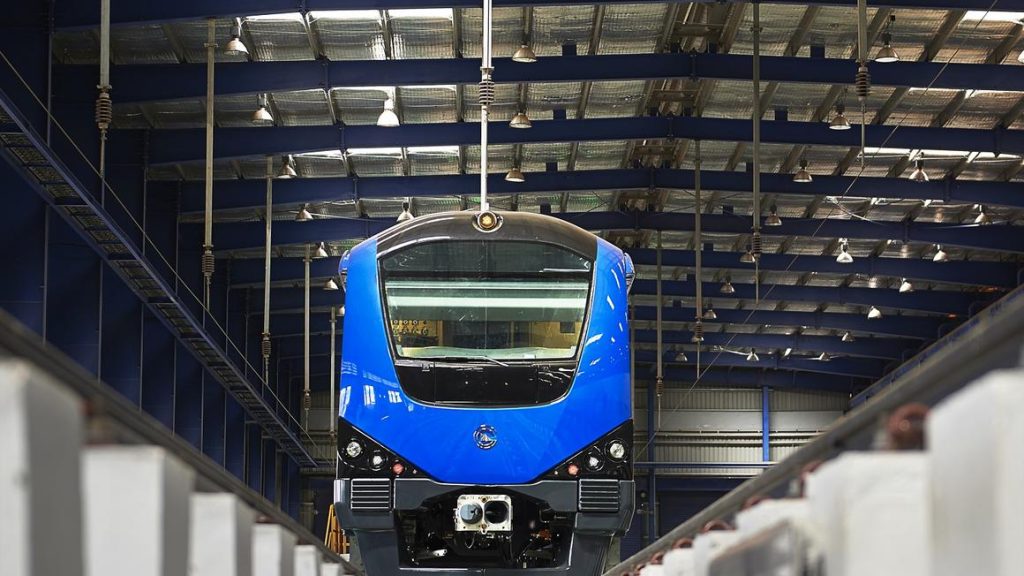 metro trains for Chennai 