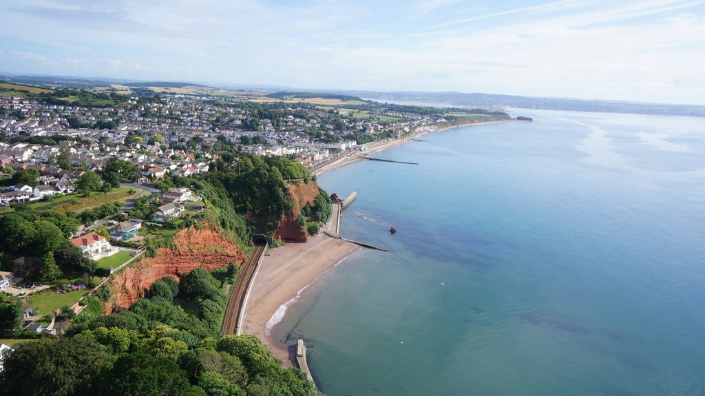 Dawlish coastal rail 