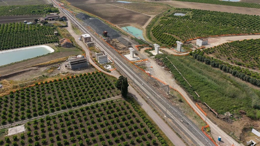 rail infrastructure in Southern Italy