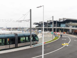 tram line to Bordeaux Mérignac Airport