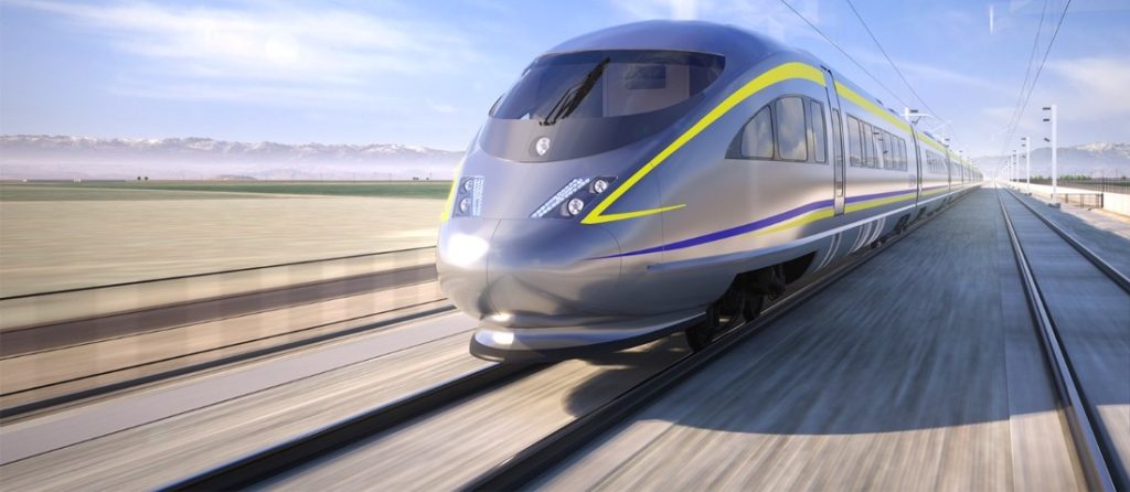 California high-speed train fleet