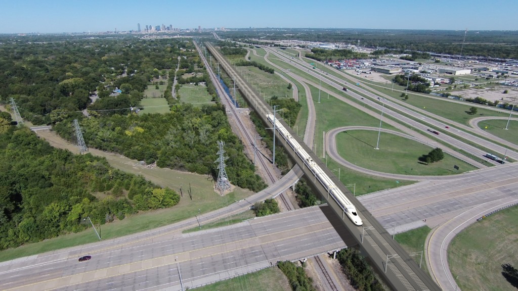 Dallas – Houston high-speed line