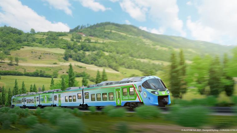 Italy’s first hydrogen train