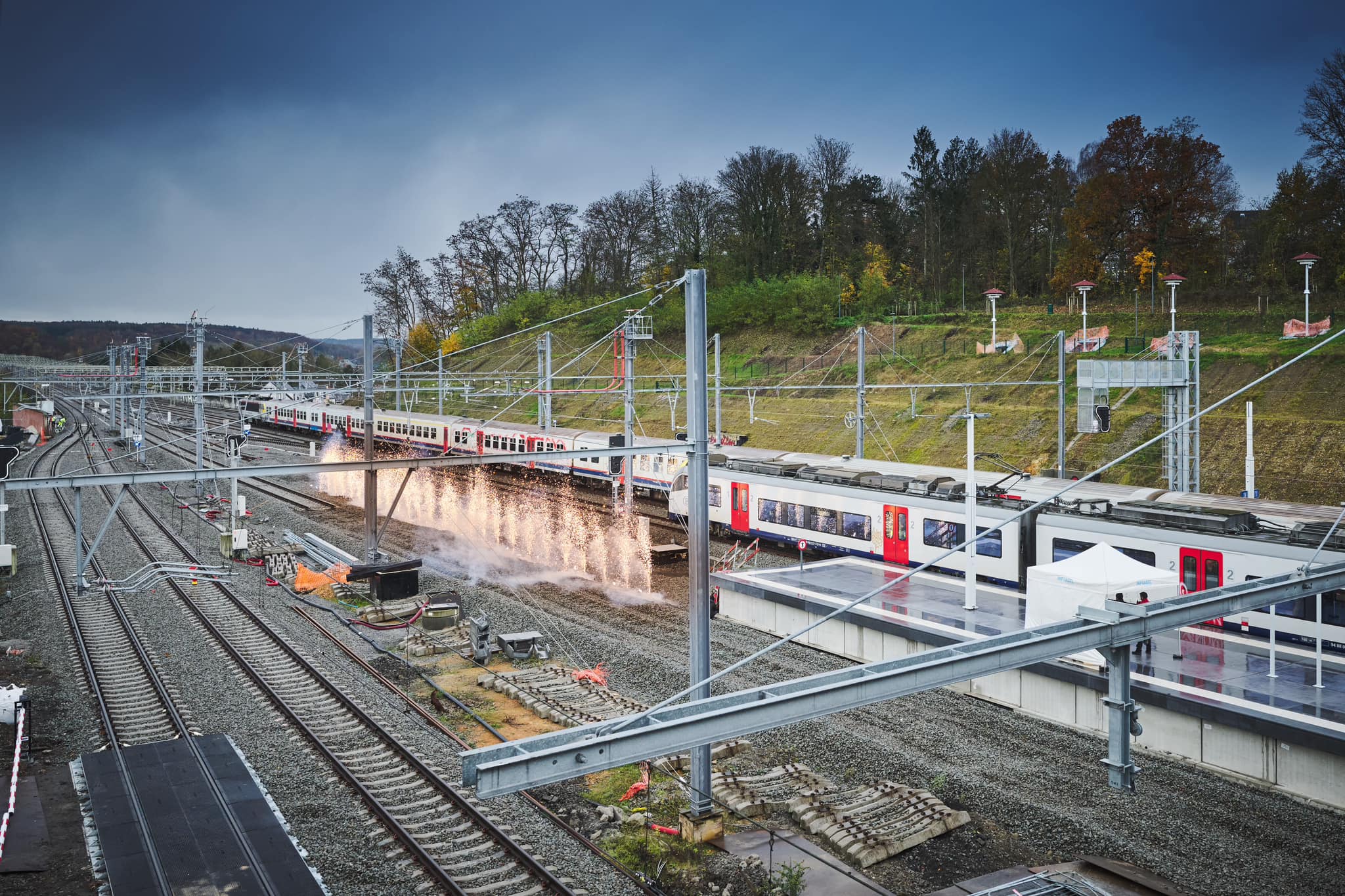 Belgian rail network 