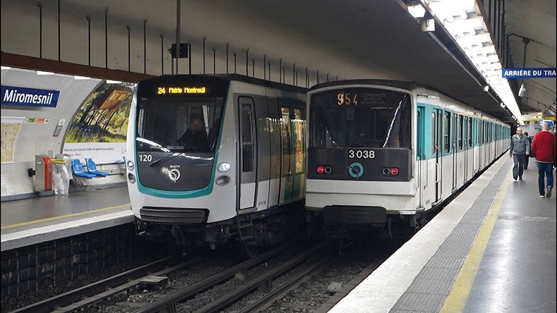 trains for Paris metro
