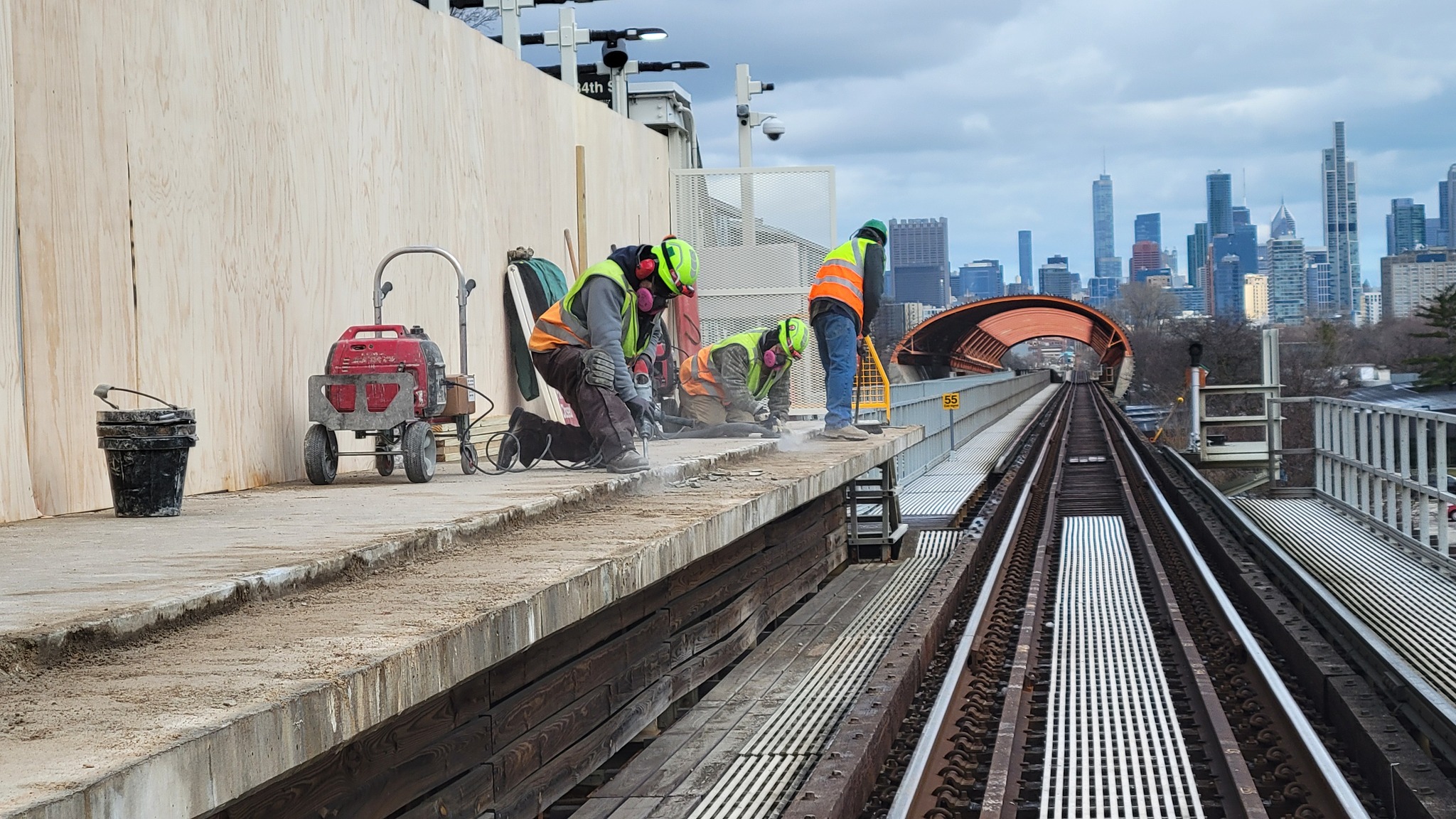 rebuild project of the Blue Line