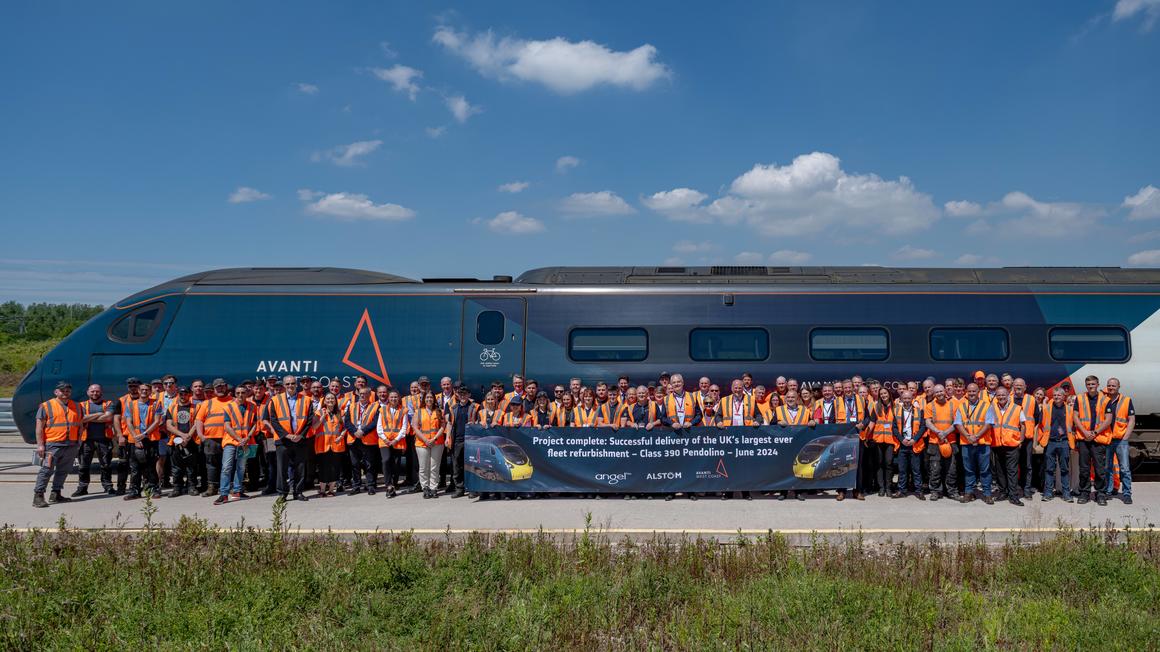 Pendolino train refurbishment 