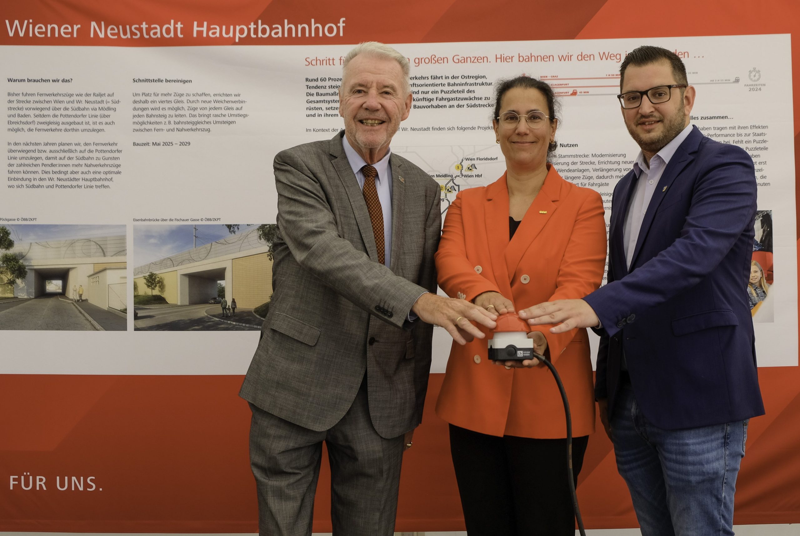 Track expansion begins at Wiener Neustadt station