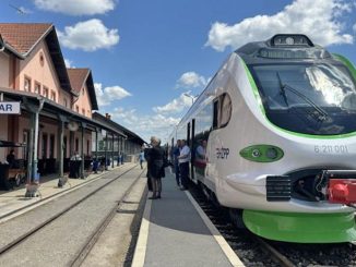 first battery-electric train