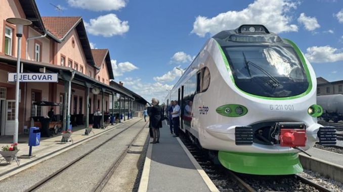 first battery-electric train